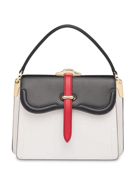 prada belle leather bag|Prada leather bags women.